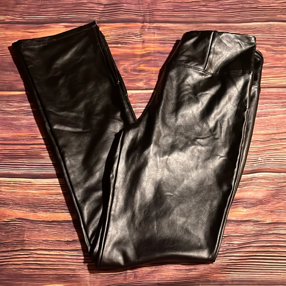 NWT Shinestar Stretch Vegan Leather Pants